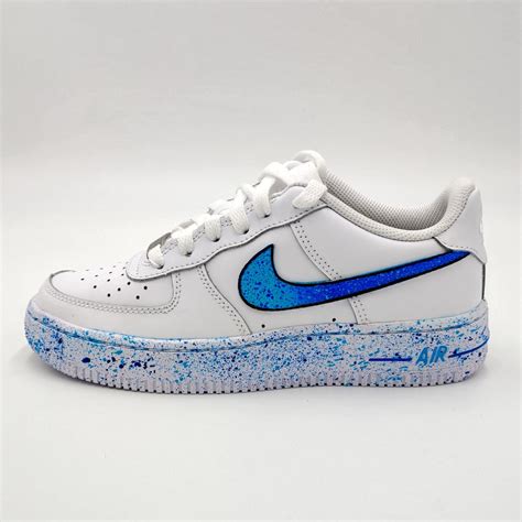 Blauwe Nike Air Force 1 voor kinderen 